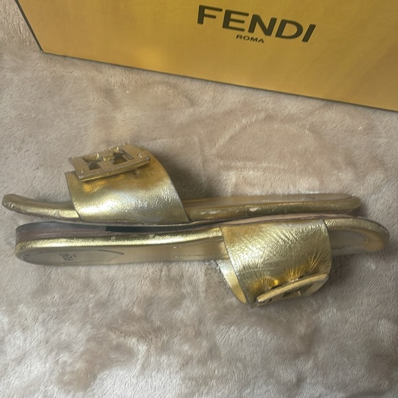 Fendi Gold Sandals/Flats - Picture 13 of 16